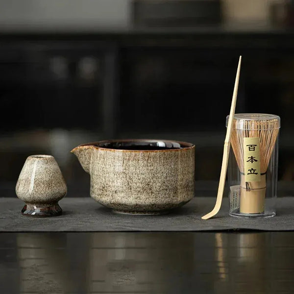 激安直営店 4pcs-matcha-set-bowl-whisk- その他