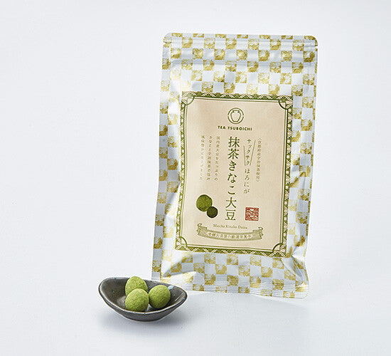 Crunchy Matcha Kinako Soybeans from Tsuboichi 60g