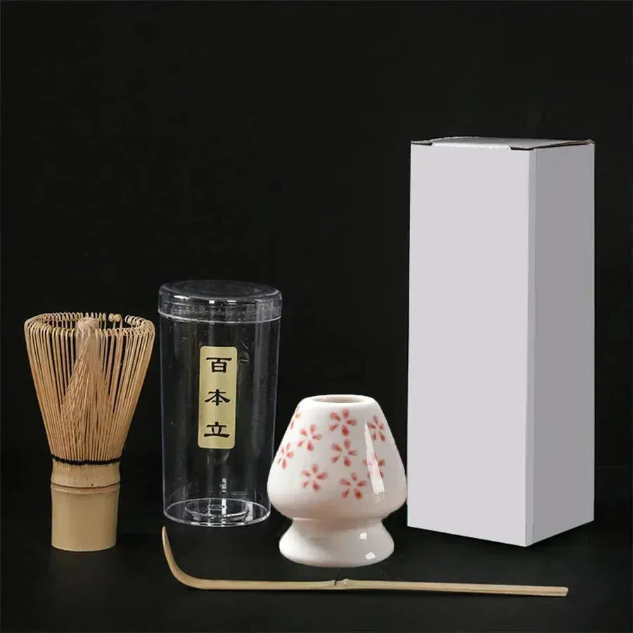 3PCs Matcha Set (Whisk, Stand, Scopp) - JJ Market