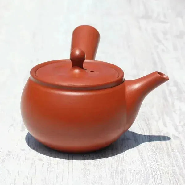 Red Clay Kyusu Teapot (Tokoname ware) - JJ Market