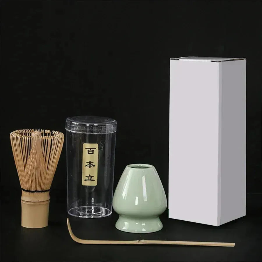 3PCs Matcha Set (Whisk, Stand, Scopp) - JJ Market