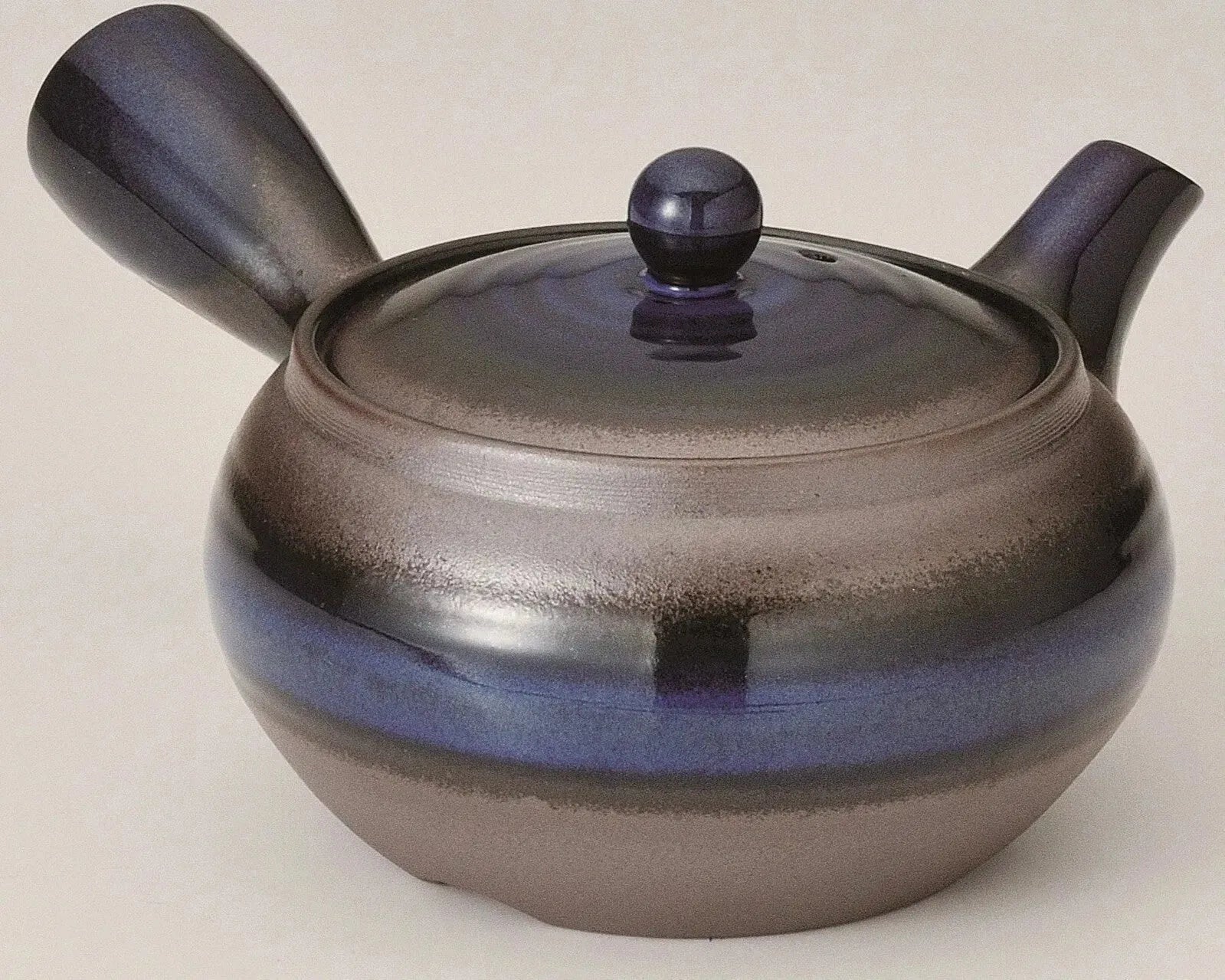 Banko-yaki Blue Glazed Kyusu - JJ Market