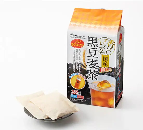 Black Soybean Mugicha Teabags from Tsuboichi 4.5g x 32p - JJ Market