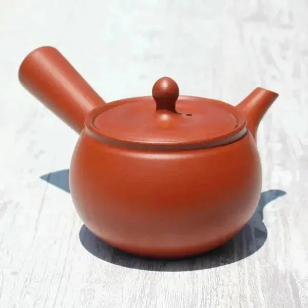 Red Clay Kyusu Teapot (Tokoname ware) - JJ Market