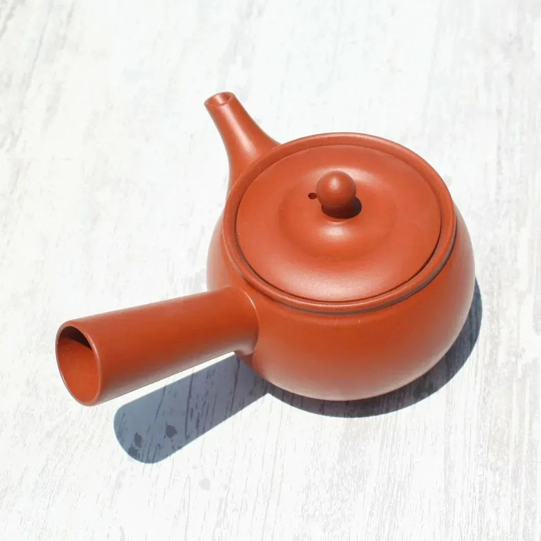 Red Clay Kyusu Teapot (Tokoname ware) - JJ Market